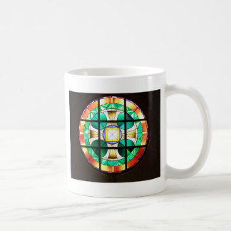 Mok roos-vensterkoffie