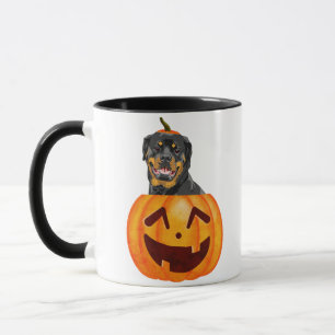 Mok Rottweiler Halloween Coffee