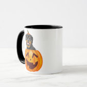 Mok Rottweiler Halloween Coffee (Voorkant links)