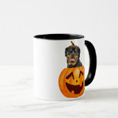Mok Rottweiler Halloween Coffee (Voorkant rechts)