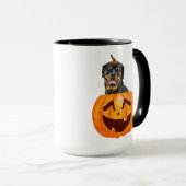 Mok Rottweiler Halloween Coffee (Voorkant rechts)