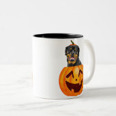 Mok Rottweiler Halloween Coffee (Voorkant rechts)