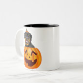Mok Rottweiler Halloween Coffee (Voorkant links)