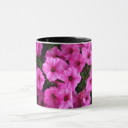 Mok Roze bloemen (Midden)