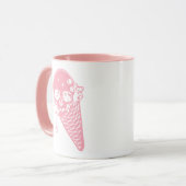 Mok roze boogschoen, kloon (Voorkant links)