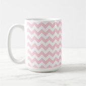 Mok/Roze Chevron Koffiemok (Links)