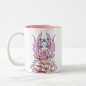 mok "Roze lint" (Links)