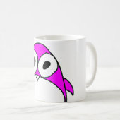 Mok roze pinguïn (Voorkant rechts)