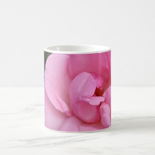 Mok roze rozenbloem (Center)