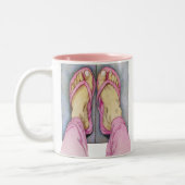 Mok roze voetjes (Links)
