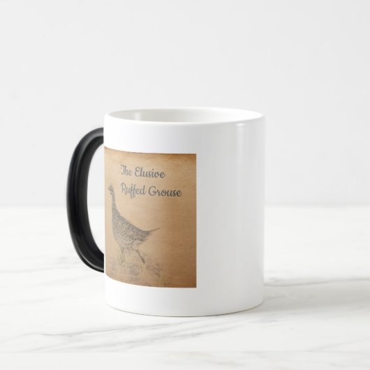 Mok- Ruffed Grouse Magische Mok (Voorkant links)