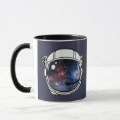 Mok ruimteastronaut Helmet tweetone koffie (Links)