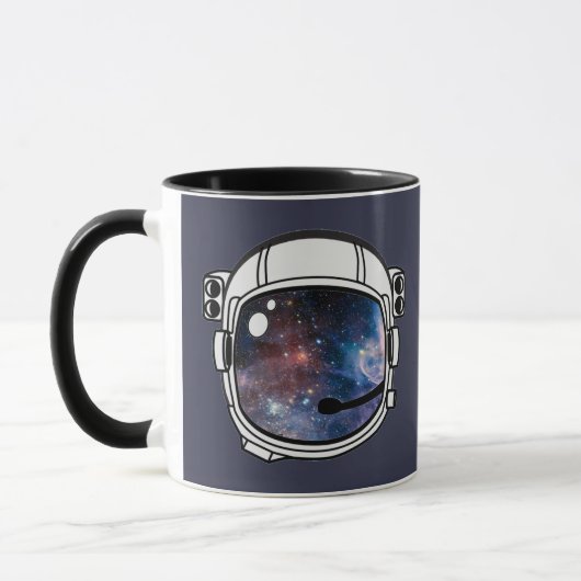 Mok ruimteastronaut Helmet tweetone koffie (Links)
