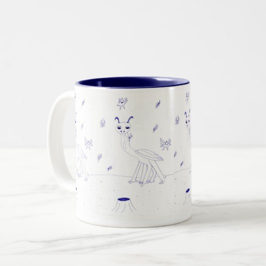 Mok ruimtecritters (Voorkant links)