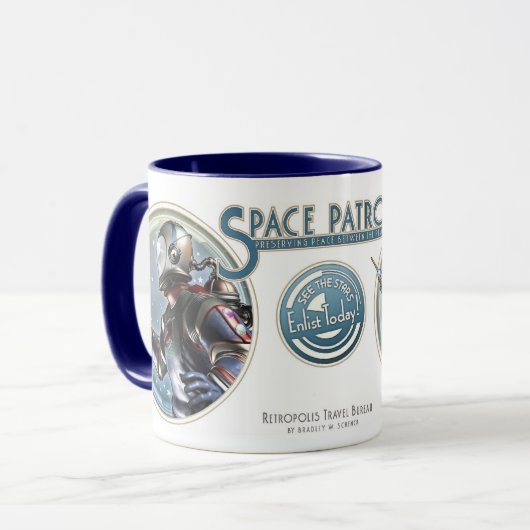 Mok ruimtepatrouilles (Voorkant links)