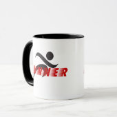 Mok runner koffie (Voorkant links)