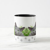 Mok Russische blauwe kat Ringer (Midden)