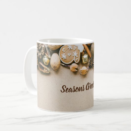 Mok Rustic Seasons Greetings (Voorkant links)
