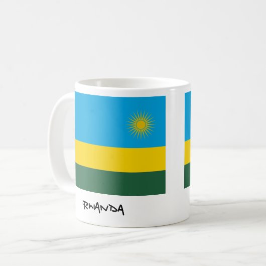 Mok Rwanda-vlag (Voorkant links)