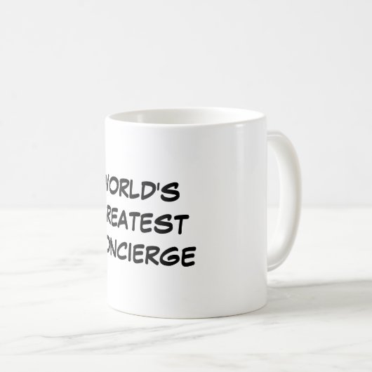 mok 's werelds grootste Concierge' (Voorkant rechts)