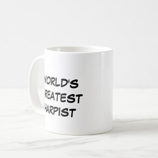 mok 's werelds grootste Harpist' (Voorkant links)