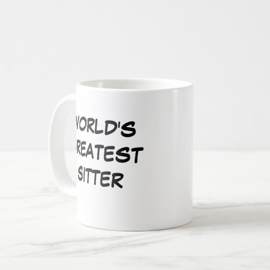 mok 's werelds grootste Sitter (Voorkant links)