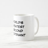 mok 's Werelds grootste tweede Luitenant' (Voorkant rechts)