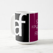 MOK SAF logo koffie (Voorkant links)