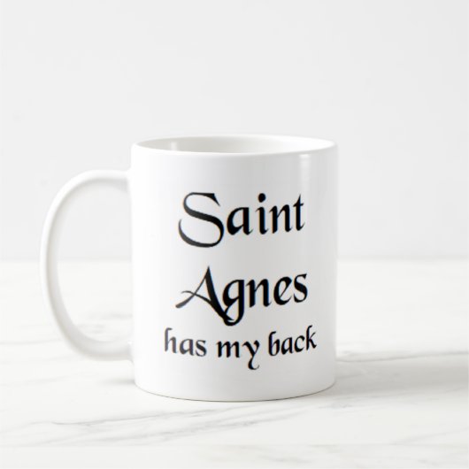 mok saint - agnes koffie (Links)