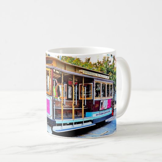 MOK SAN FRANCISCO CABLE CAR SOUVENIR COFFEE (Voorkant rechts)