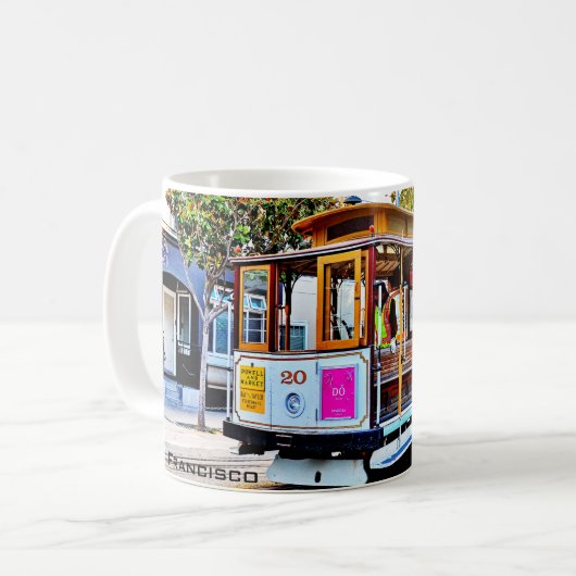 MOK SAN FRANCISCO CABLE CAR SOUVENIR COFFEE (Voorkant links)