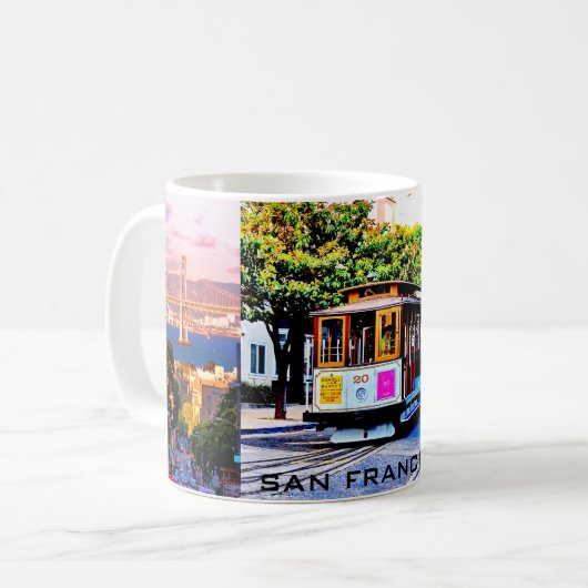 MOK SAN FRANCISCO CABLE CAR SOUVENIR COFFEE (Voorkant links)