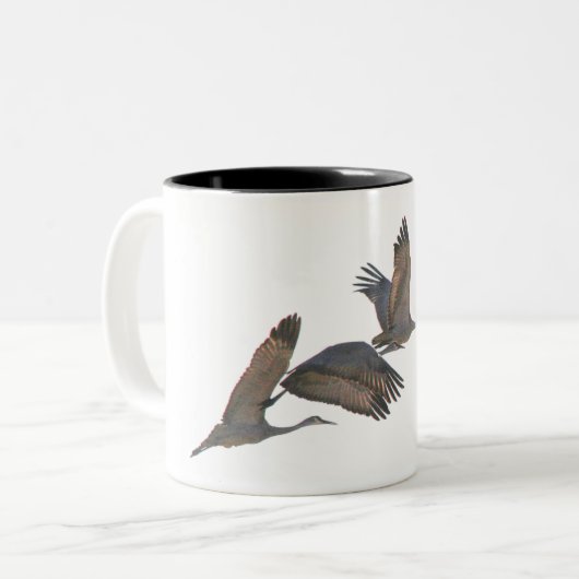 Mok Sandhill Cranes (Voorkant links)