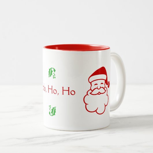 Mok - Santa en Holly (Voorkant rechts)