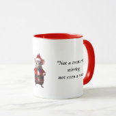 Mok - Santa Mouse niet roeren (Voorkant rechts)