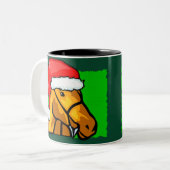 Mok - Santa Paarden (Voorkant links)
