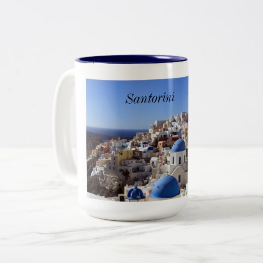 Mok Santorini (Voorkant links)