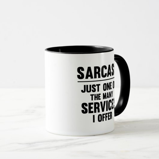Mok Sarcasm Coffee (Voorkant rechts)