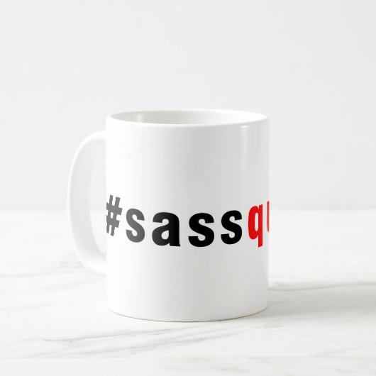 mok "Sass Queen" (Voorkant links)