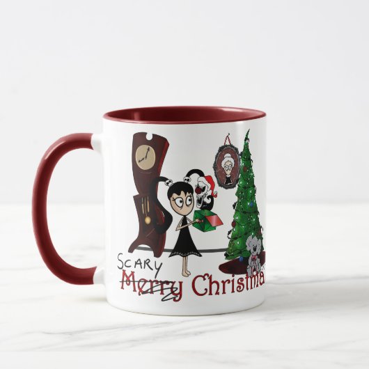 mok "Scary Kerstmis" (Links)