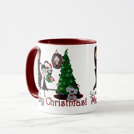 mok "Scary Kerstmis" (Voorkant links)