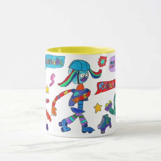 mok "Schaatserobots" (Midden)