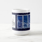 mok "Schapenreis" kerstkaart (Center)