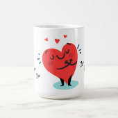 Mok Schattige Hart Liefde Valentijnsdag (Center)