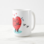 Mok Schattige Hart Liefde Valentijnsdag (Voorkant rechts)