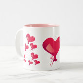 Mok Schattigee harten Valentijnsdag (Voorkant links)