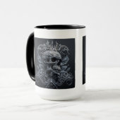 Mok schedel, 15 oz (Voorkant links)