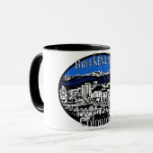 Mok schilderachtig stad Breckenridge Colorado (Voorkant links)