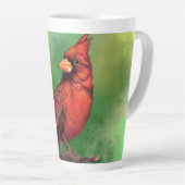 Mok schilderen van noordelijke rode kardinale voge (Rechterhoek)