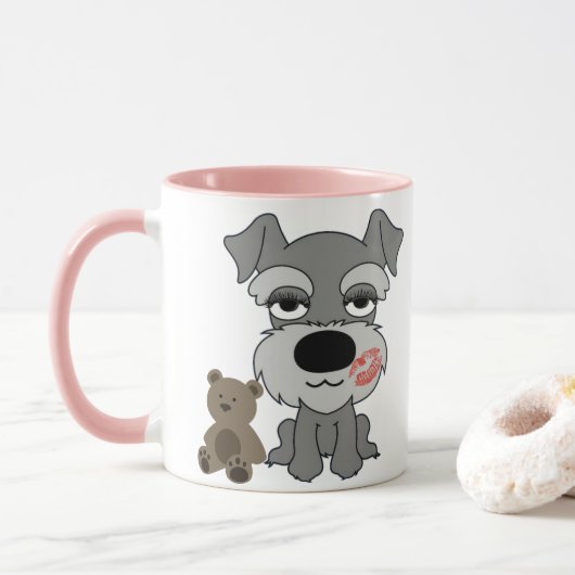 Mok Schnauzer Coffee (Met donut)